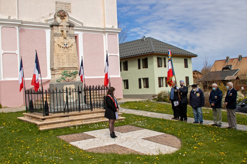 Cérémonie du 8 mai 2021.