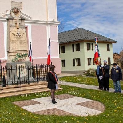 Cérémonie du 8 mai 2021.