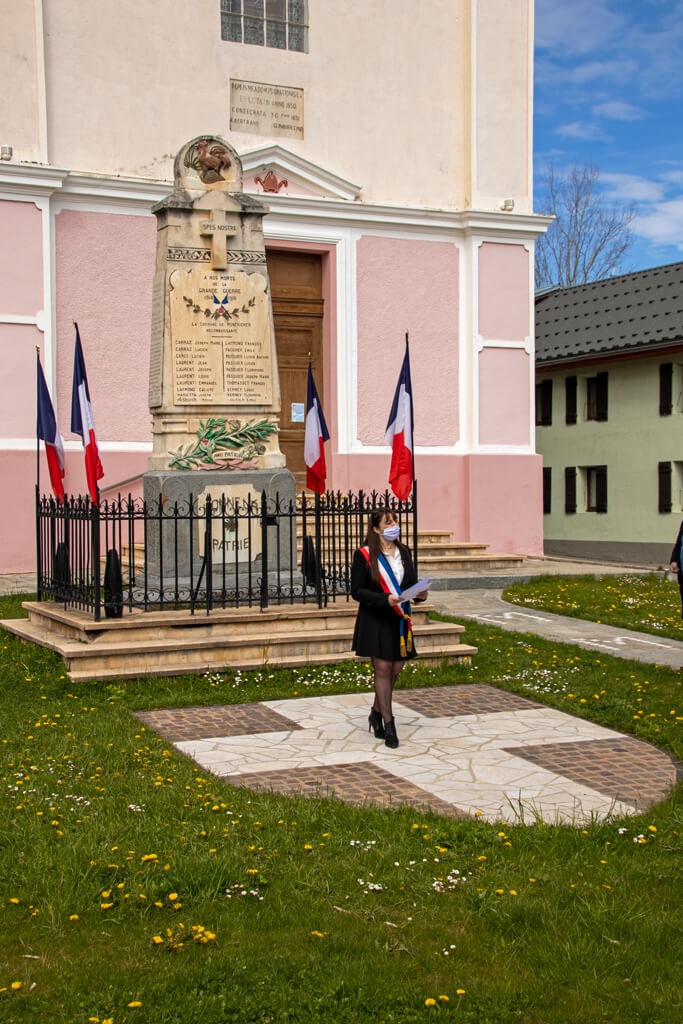 Cérémonie du 8 mai 2021.