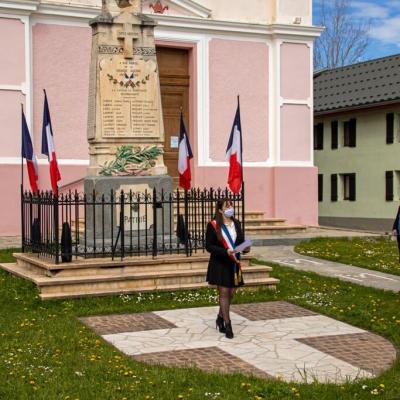 Cérémonie du 8 mai 2021.