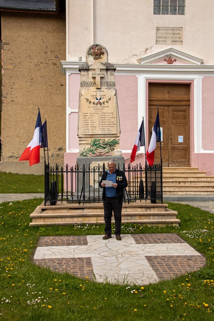 Cérémonie du 8 mai 2021.