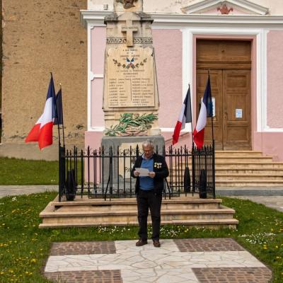 Cérémonie du 8 mai 2021.