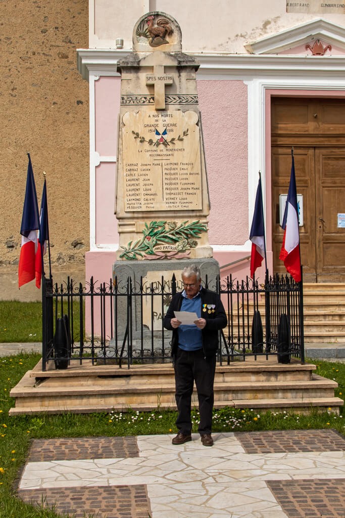 Cérémonie du 8 mai 2021.