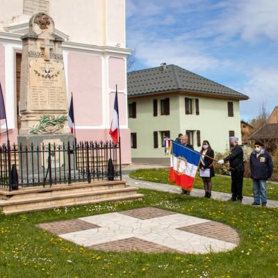 Cérémonie du 8 mai 2021.