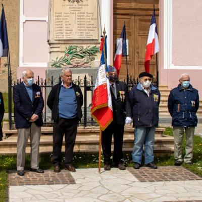 Cérémonie du 8 mai 2021.