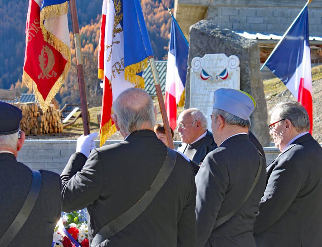 Inauguration Monument aux morts Albanne