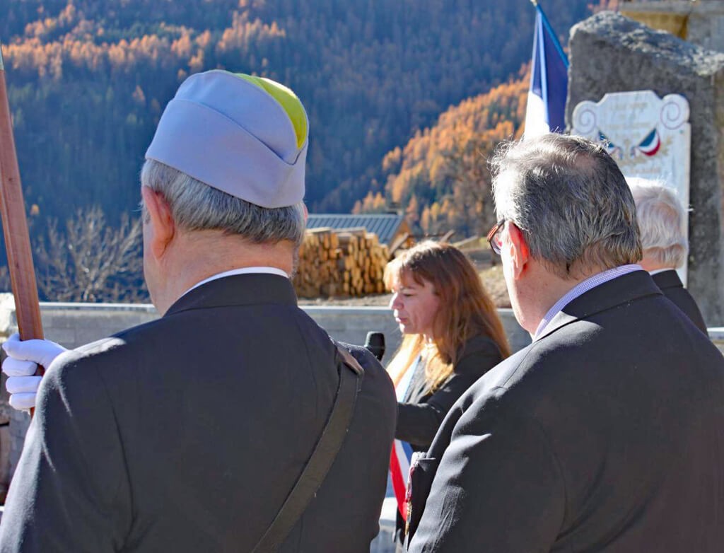 Inauguration Monument aux morts Albanne