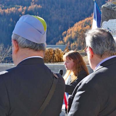 Inauguration Monument aux morts Albanne