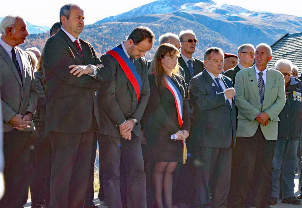 Inauguration Monument aux morts Albanne