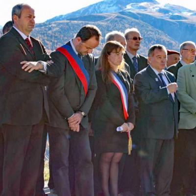 Inauguration Monument aux morts Albanne