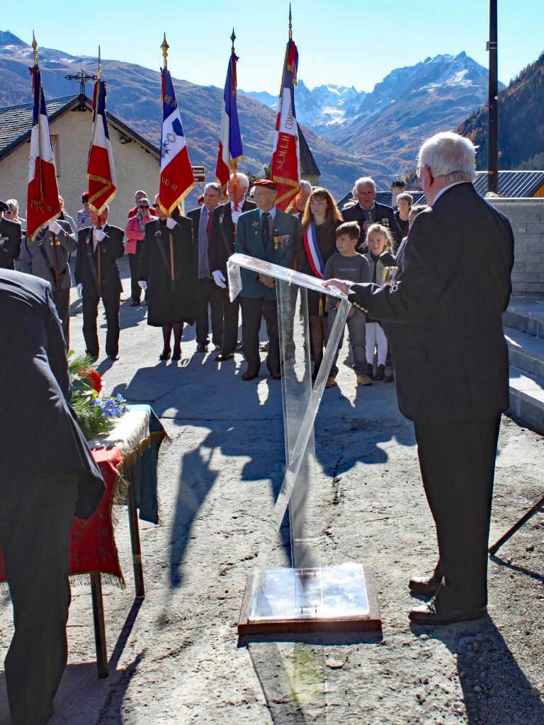 Inauguration Monument aux morts Albanne