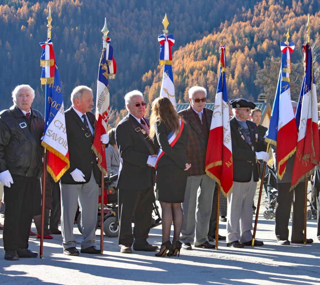 Inauguration Monument aux morts Albanne