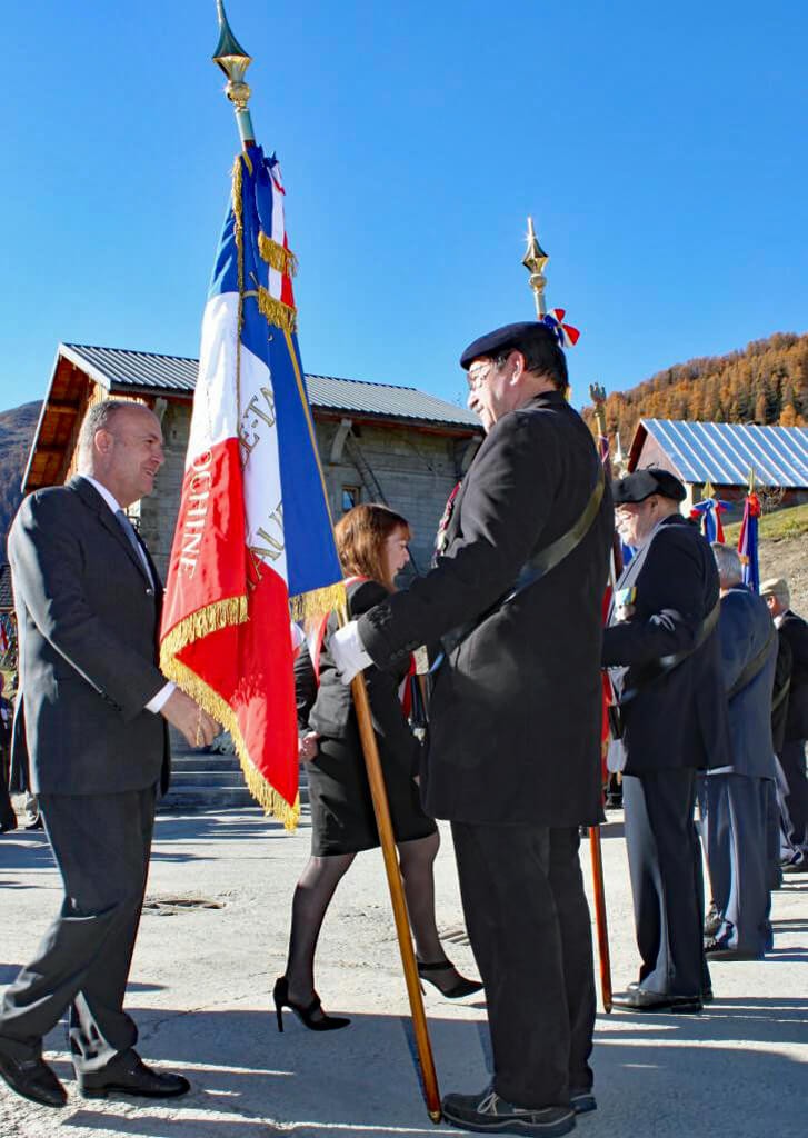 Inauguration Monument aux morts Albanne