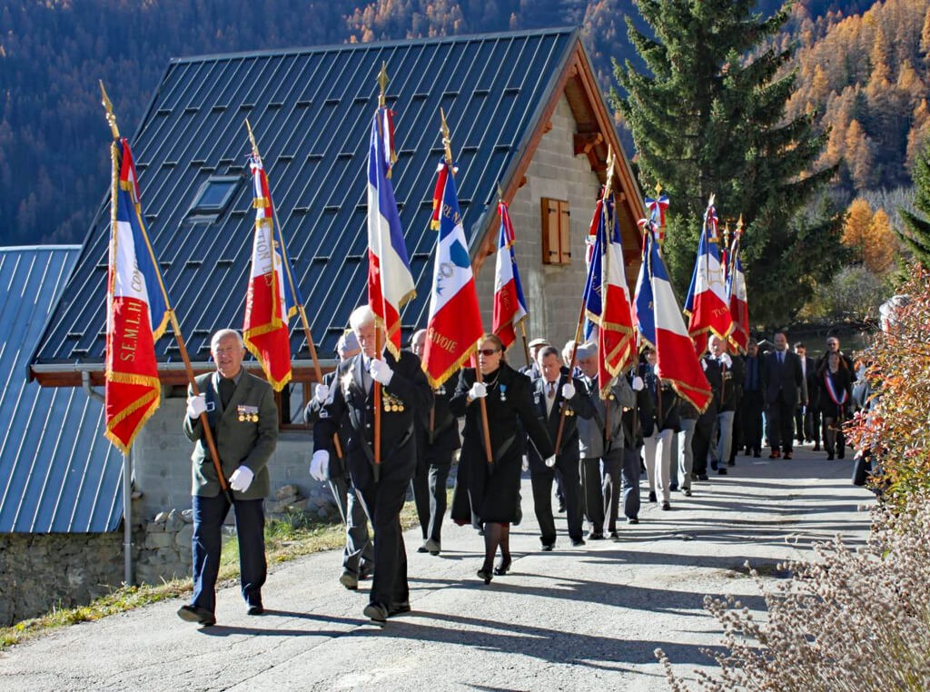 Inauguration Monument aux morts Albanne