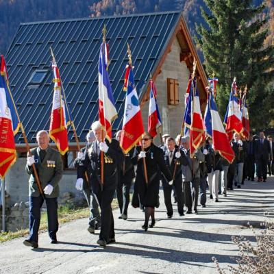 Inauguration Monument aux morts Albanne