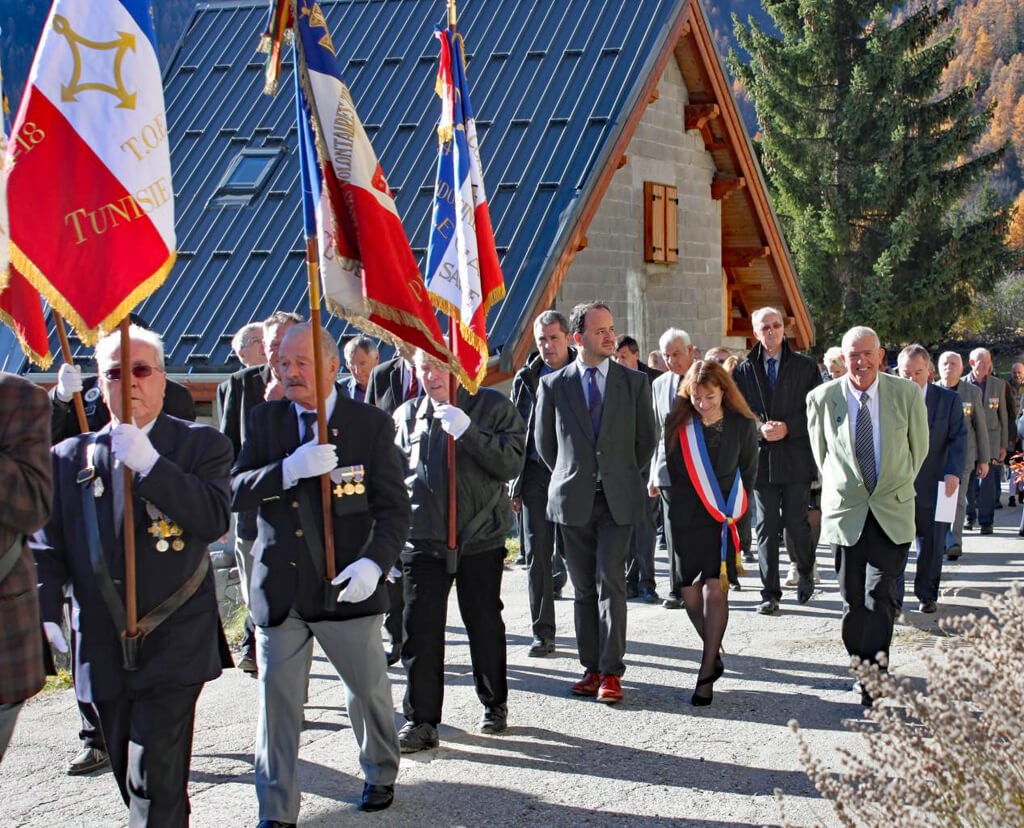 Inauguration Monument aux morts Albanne