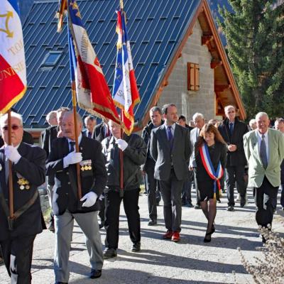 Inauguration Monument aux morts Albanne