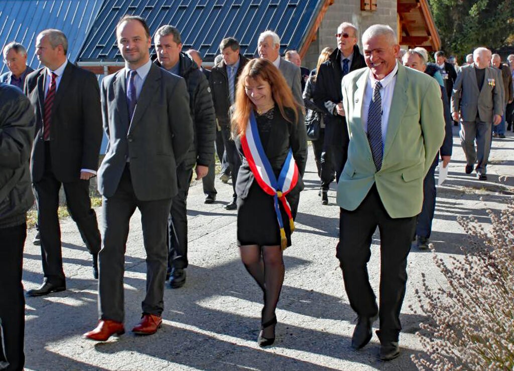 Inauguration Monument aux morts Albanne