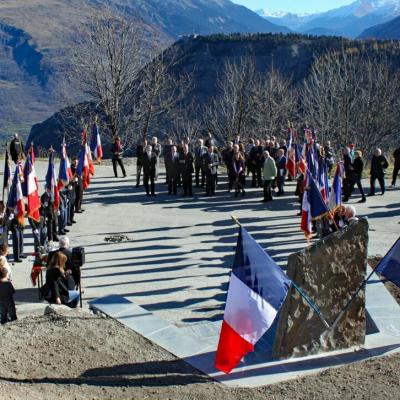 Inauguration Monument aux morts Albanne