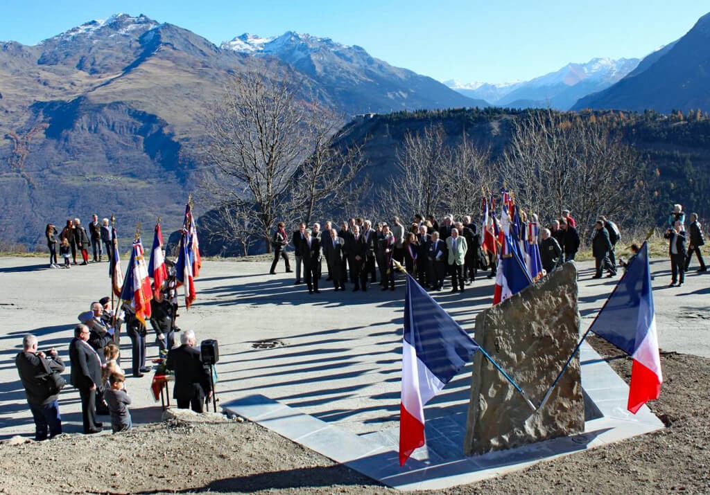 Inauguration Monument aux morts Albanne