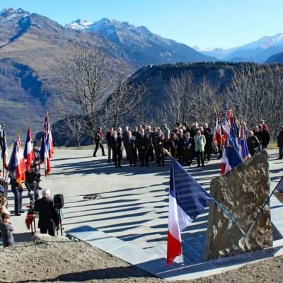 Inauguration Monument aux morts Albanne