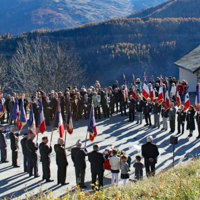 Inauguration Monument aux morts Albanne