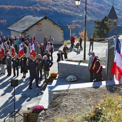 Inauguration Monument aux morts Albanne