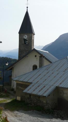 Eglise d albanne automne